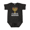 thumbnail image 1 of Inktastic 1st Hanukkah Menorah Childs Boys or Girls Baby Bodysuit, 1 of 5