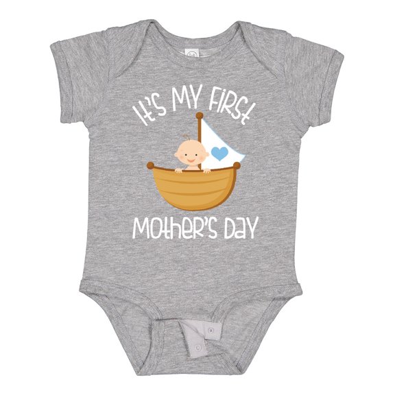 Inktastic 1st Mothers Day Boys Boys Baby Bodysuit