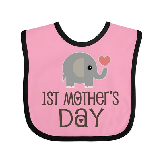 Inktastic 1st Mothers Day Boys or Girls Baby Bib