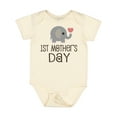 thumbnail image 1 of Inktastic 1st Mothers Day Boys or Girls Baby Bodysuit, 1 of 5