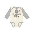 thumbnail image 1 of Inktastic 1st Mothers Day Boys or Girls Long Sleeve Baby Bodysuit, 1 of 5