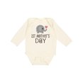 thumbnail image 1 of Inktastic 1st Mothers Day Boys or Girls Long Sleeve Baby Bodysuit, 1 of 5
