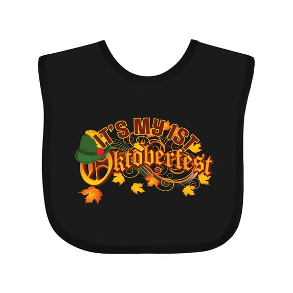 Inktastic 1st Oktoberfest Fall German Celebration Boys or Girls Baby Bib