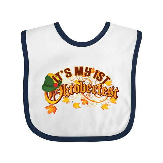 Inktastic 1st Oktoberfest Fall German Celebration Boys or Girls Baby Bib