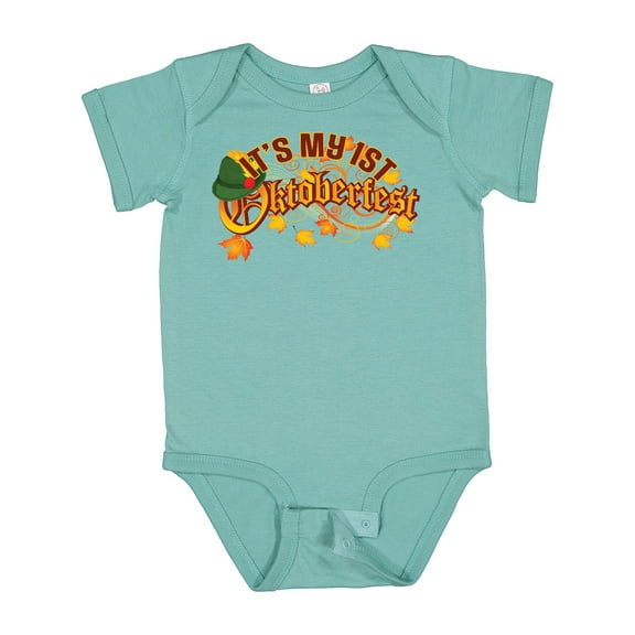 Inktastic 1st Oktoberfest Fall German Celebration Boys or Girls Baby Bodysuit