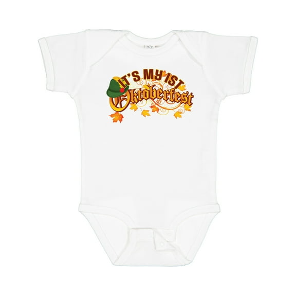 Inktastic 1st Oktoberfest Fall German Celebration Boys or Girls Baby Bodysuit