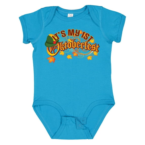 Inktastic 1st Oktoberfest Fall German Celebration Boys or Girls Baby Bodysuit