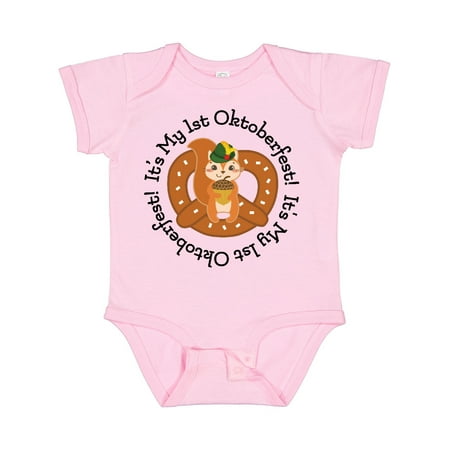 Inktastic 1st Oktoberfest German Celebration Fall Boys or Girls Baby Bodysuit