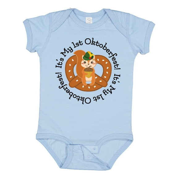 Inktastic 1st Oktoberfest German Celebration Fall Boys or Girls Baby Bodysuit