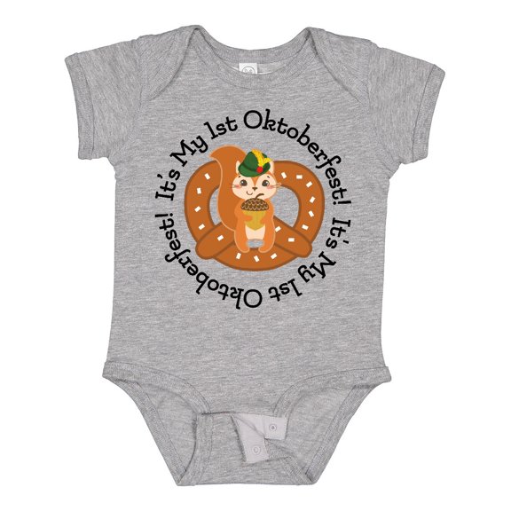 Inktastic 1st Oktoberfest German Celebration Fall Boys or Girls Baby Bodysuit