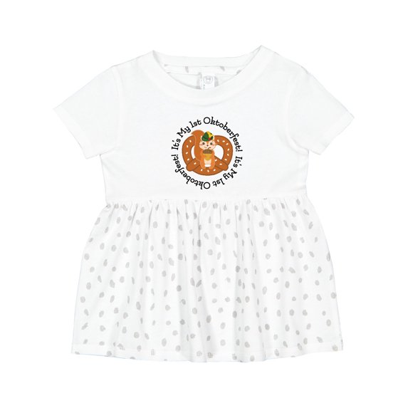 Inktastic 1st Oktoberfest German Celebration Fall Girls Baby Dress