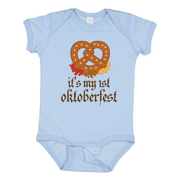 Inktastic 1st Oktoberfest German Festival Boys or Girls Baby Bodysuit