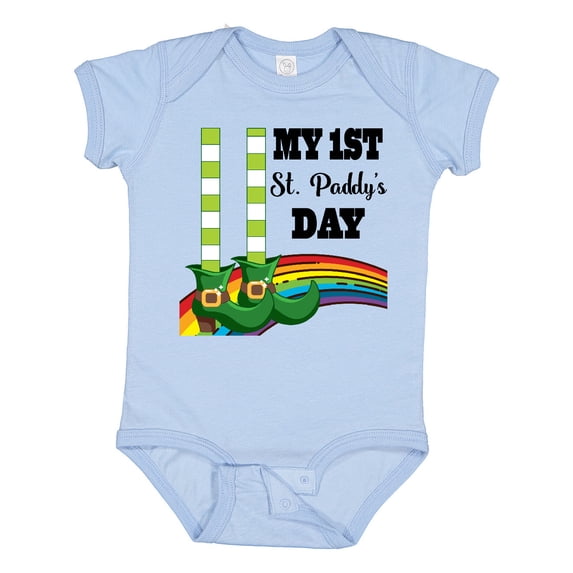 Inktastic 1st St Paddys Day Irish St Patricks Boys or Girls Baby Bodysuit