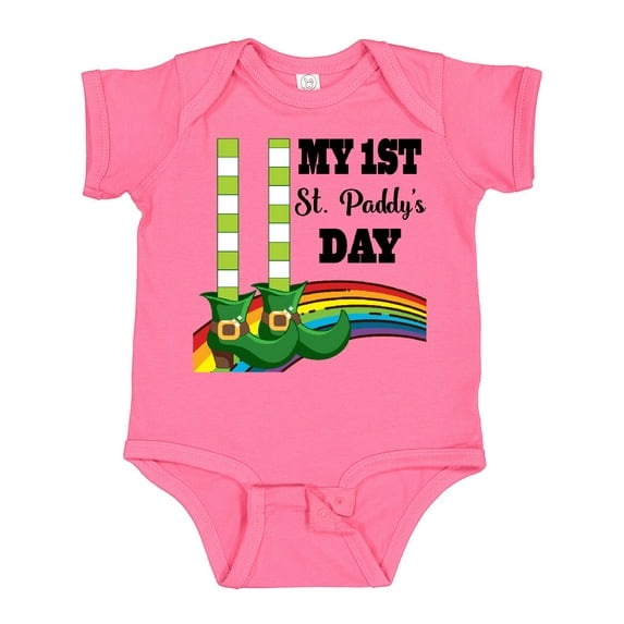 Inktastic 1st St Paddys Day Irish St Patricks Boys or Girls Baby Bodysuit