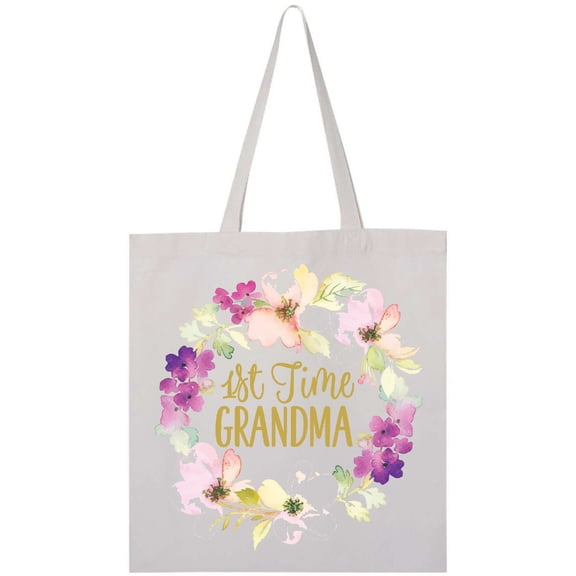Inktastic 1st Time Grandma Announcement Tote Bag