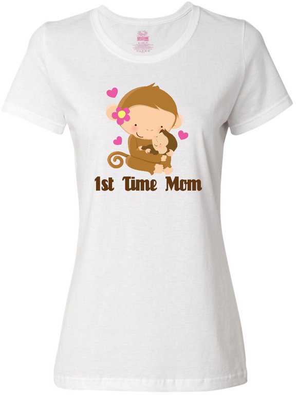1st Time Mom Monkeys Women's T-Shirt