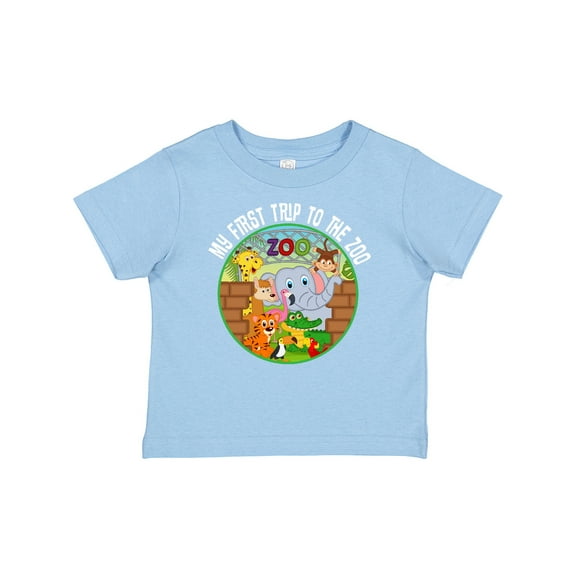 Inktastic 1st Trip to Zoo Animals Boys or Girls Baby T-Shirt