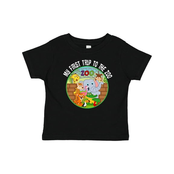 Inktastic 1st Trip to Zoo Animals Boys or Girls Baby T-Shirt