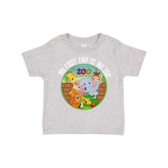 Inktastic 1st Trip to Zoo Animals Boys or Girls Toddler T-Shirt