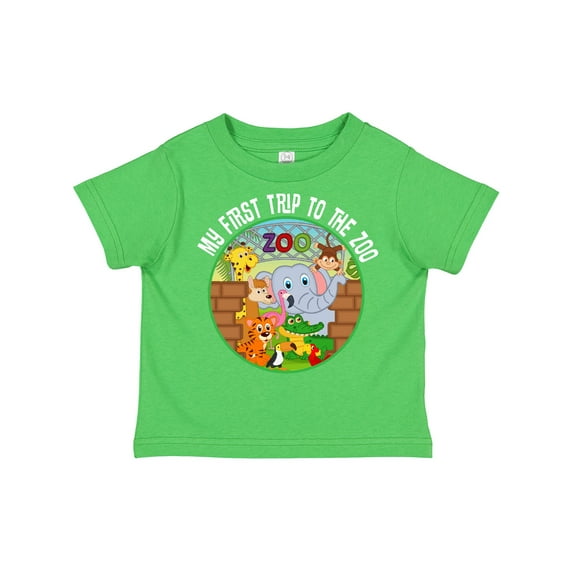 Inktastic 1st Trip to Zoo Animals Boys or Girls Toddler T-Shirt