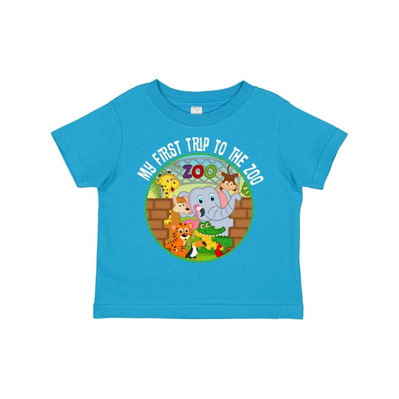Inktastic 1st Trip to Zoo Animals Boys or Girls Toddler T-Shirt