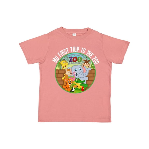 Inktastic 1st Trip to Zoo Animals Boys or Girls Toddler T-Shirt