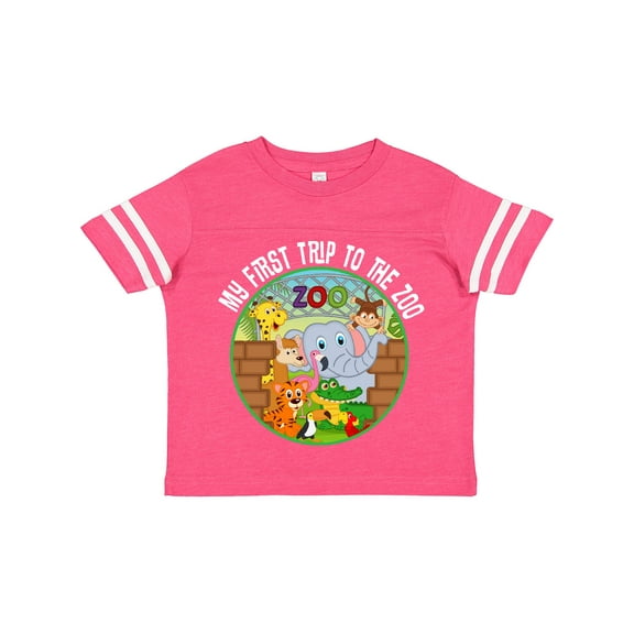 Inktastic 1st Trip to Zoo Animals Boys or Girls Toddler T-Shirt