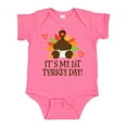 thumbnail image 1 of Inktastic 1st Turkey Day Thanksgiving Boys or Girls Baby Bodysuit, 1 of 5