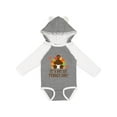 thumbnail image 1 of Inktastic 1st Turkey Day Thanksgiving Boys or Girls Long Sleeve Baby Bodysuit, 1 of 5