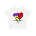 thumbnail image 1 of Inktastic 1st Valentine's Day Hearts Boys or Girls Baby T-Shirt, 1 of 5