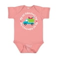 thumbnail image 1 of Inktastic 1st Valentines Day Boys Heart Truck Boys Baby Bodysuit, 1 of 5