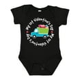 thumbnail image 1 of Inktastic 1st Valentines Day Boys Heart Truck Boys Baby Bodysuit, 1 of 5