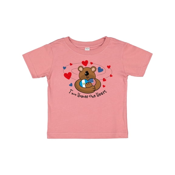Inktastic 2 Homes 1 Heart Guatemala Boys or Girls Baby T-Shirt