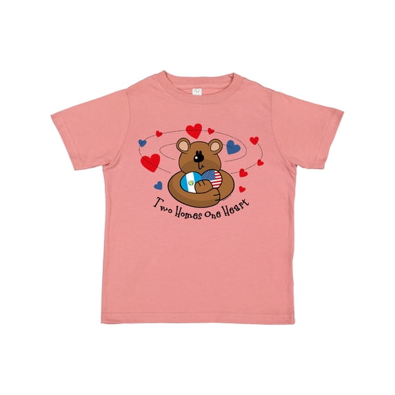 Inktastic 2 Homes 1 Heart Guatemala Boys or Girls Toddler T-Shirt
