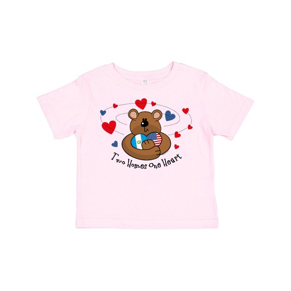 Inktastic 2 Homes 1 Heart Guatemala Boys or Girls Toddler T-Shirt