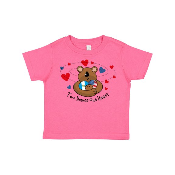 Inktastic 2 Homes 1 Heart Guatemala Boys or Girls Toddler T-Shirt