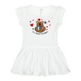 thumbnail image 1 of Inktastic 2 Homes 1 Heart Guatemala Girls Baby Dress, 1 of 5