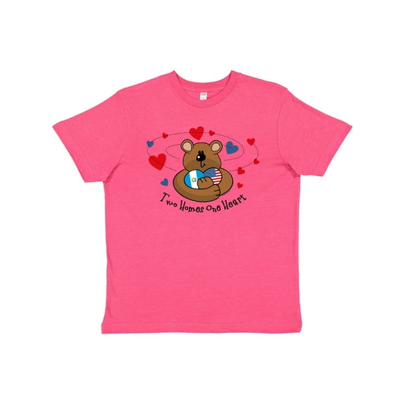 Inktastic 2 Homes 1 Heart Guatemala Youth T-Shirt