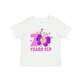 thumbnail image 1 of Inktastic 2 years old with Butterfly and Flowers Girls Baby T-Shirt, 1 of 5
