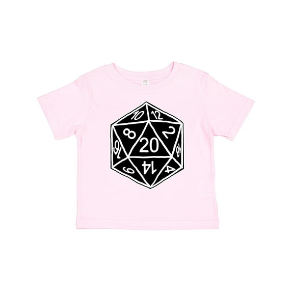 Inktastic 20 Sided Black Dice Boys or Girls Toddler T-Shirt
