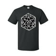 thumbnail image 1 of Inktastic 20 Sided Black Dice T-Shirt, 1 of 5