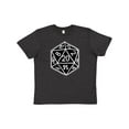 thumbnail image 1 of Inktastic 20 Sided Black Dice Youth T-Shirt, 1 of 5