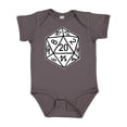 thumbnail image 1 of Inktastic 20 Sided White Dice Boys or Girls Baby Bodysuit, 1 of 5