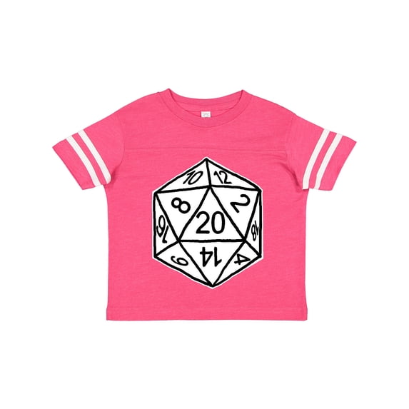Inktastic 20 Sided White Dice Boys or Girls Toddler T-Shirt