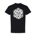 thumbnail image 1 of Inktastic 20 Sided White Dice T-Shirt, 1 of 5