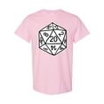 thumbnail image 1 of Inktastic 20 Sided White Dice T-Shirt, 1 of 5