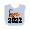 thumbnail image 1 of Inktastic 2022 Year of the Tiger Boys or Girls Baby Bib, 1 of 4