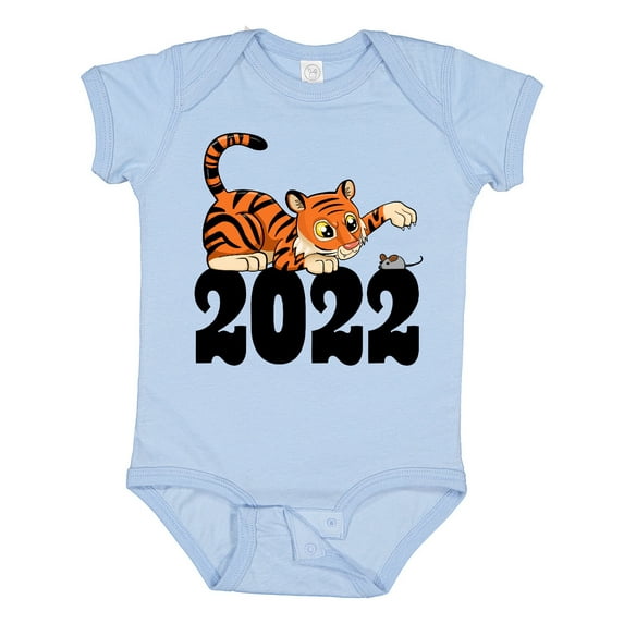 Inktastic 2022 Year of the Tiger Boys or Girls Baby Bodysuit