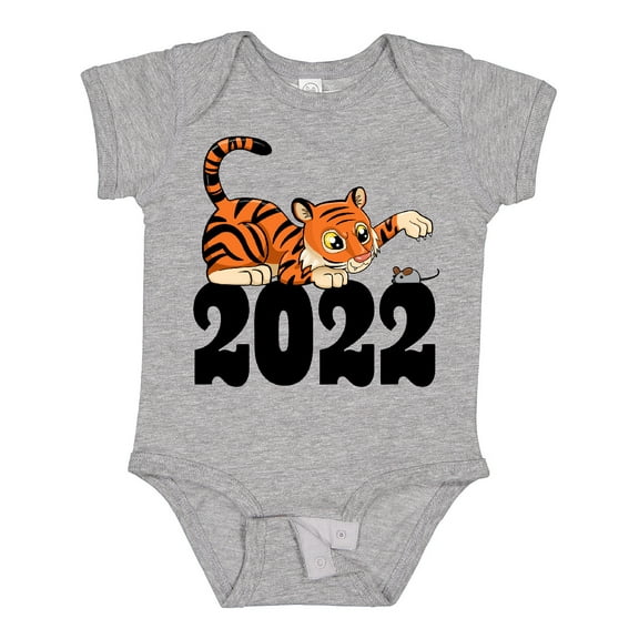 Inktastic 2022 Year of the Tiger Boys or Girls Baby Bodysuit