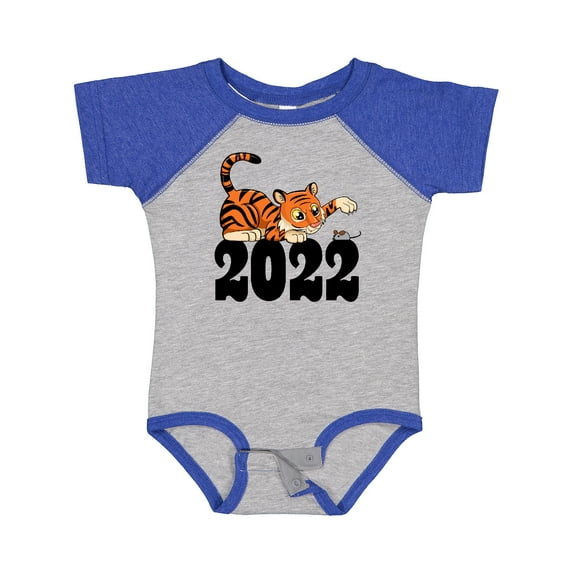 Inktastic 2022 Year of the Tiger Boys or Girls Baby Bodysuit